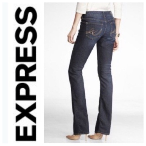 “Zelda” Ultra Low Rise “Barely Boot” Jeans { Express } - Picture 2 of 8